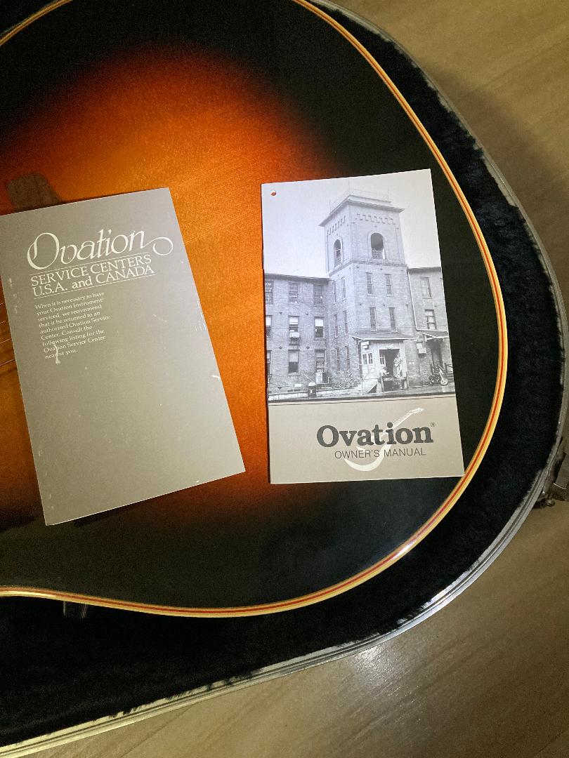 Ovation アコースティックギター サンバースト
