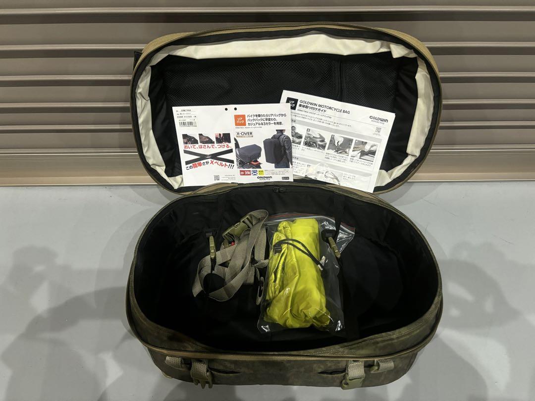 GOLDWIN◎X-OVERリアバッグ39L◎GSM27904◎ツーリング◎美品
