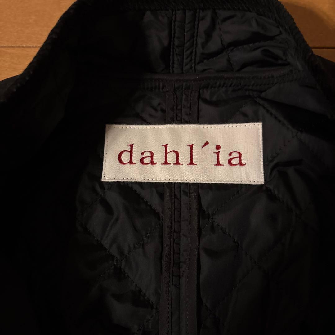 dahl'ia ダリア キルティング オーバー チャイナジャケット dahl'ia (ダリア) オーバージャケット