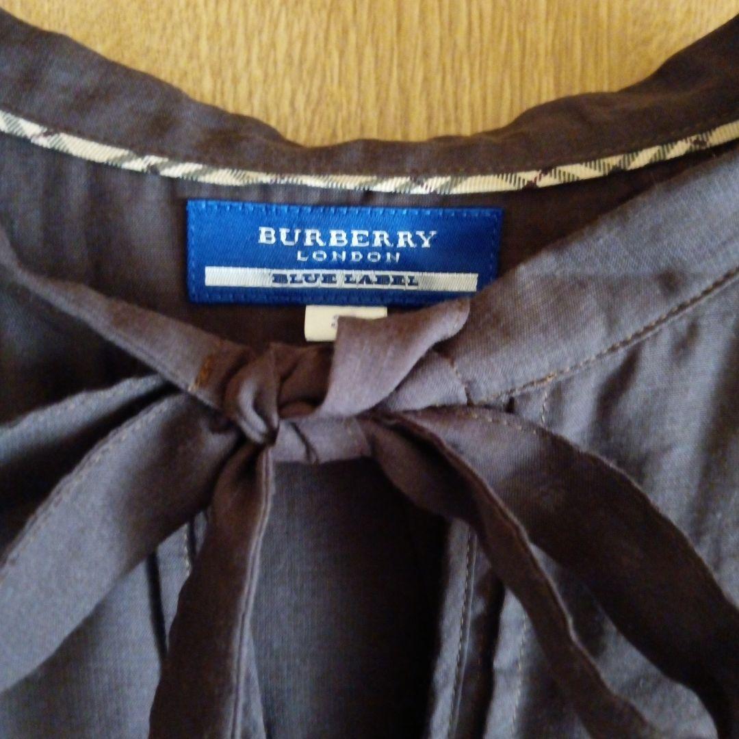 ♥BURBERRY ブラウン 半袖ワンピース