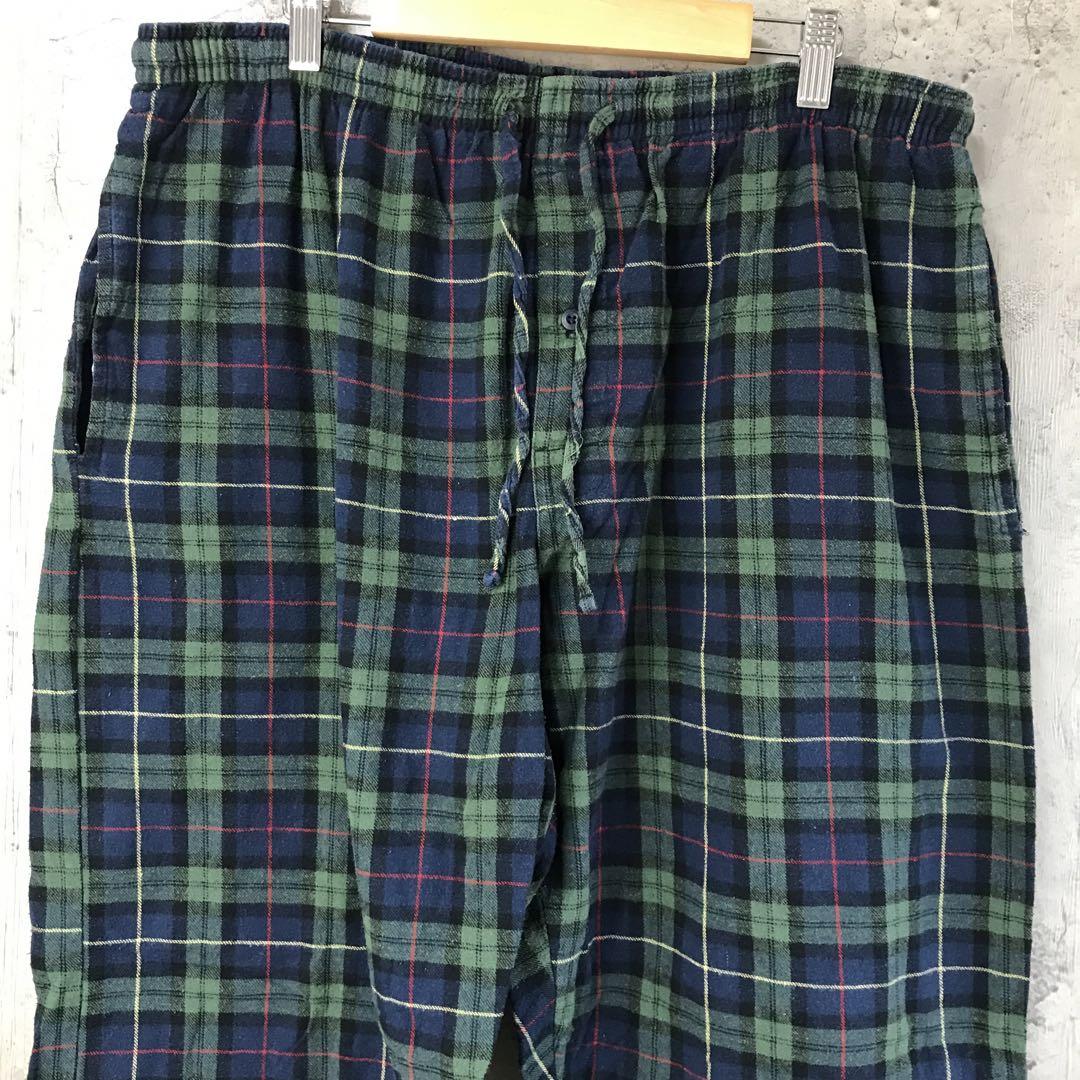 yz22古着 チェックパンツ パジャマパンツ 紺 緑 黒 赤 黄 yz22古着 チェックパンツ パジャマパンツ 紺 緑 黒 赤 黄