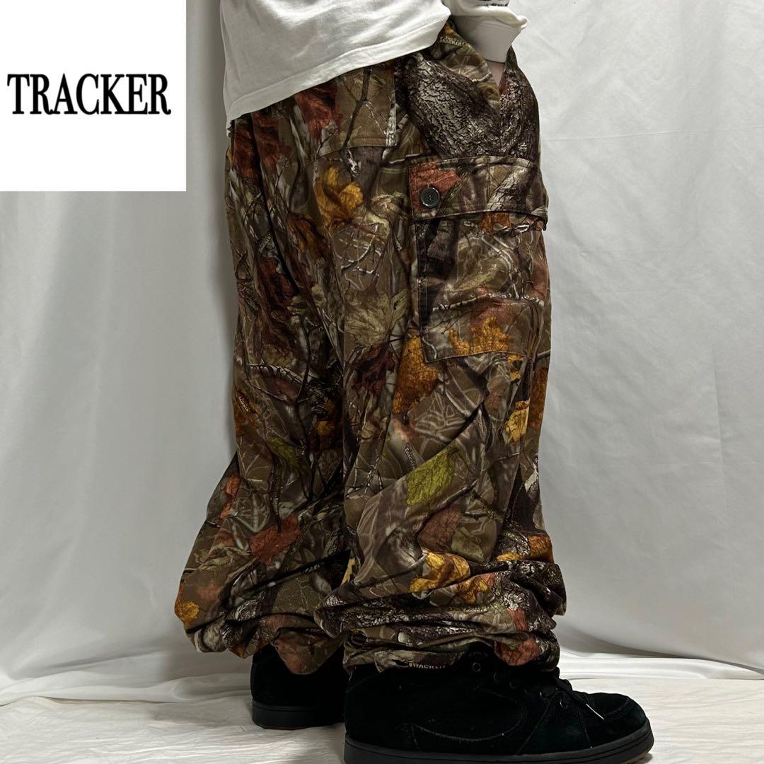 90s Vintage W49 迷彩 リアルツリー カーゴ バギーパンツ 太3XL 4L VINTAGE