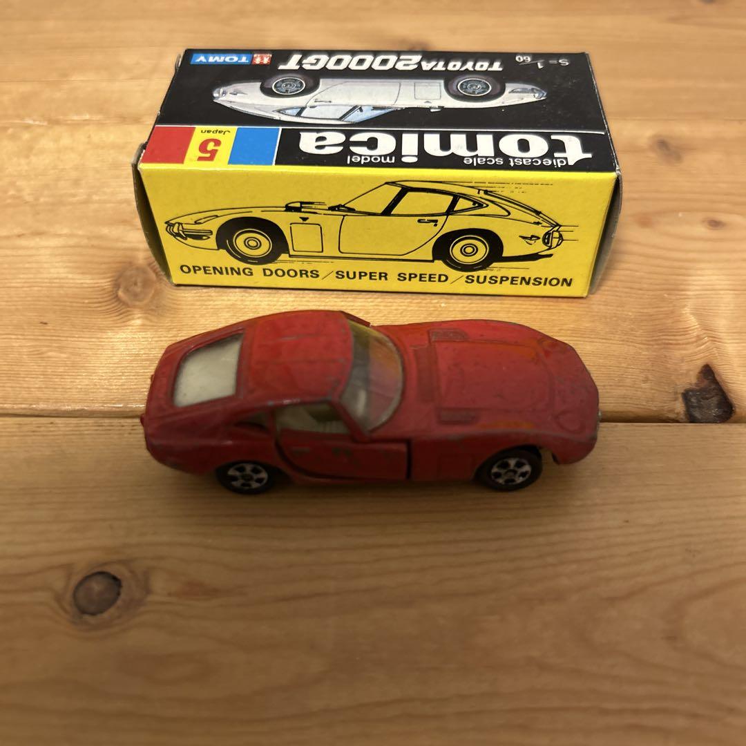 トミカ　黒箱　日本製　トヨタ　2000GT 1Aホイール　赤 トミカ トヨタ2000GT 赤 1aホイール 日本製 黒箱 - メルカリ