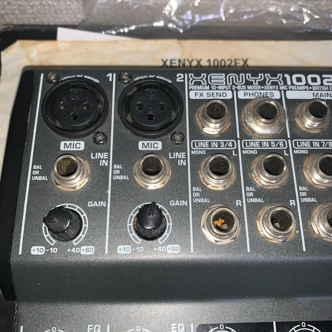 BEHRINGER xenyx 1002fx アナログミキサー エフェクター
