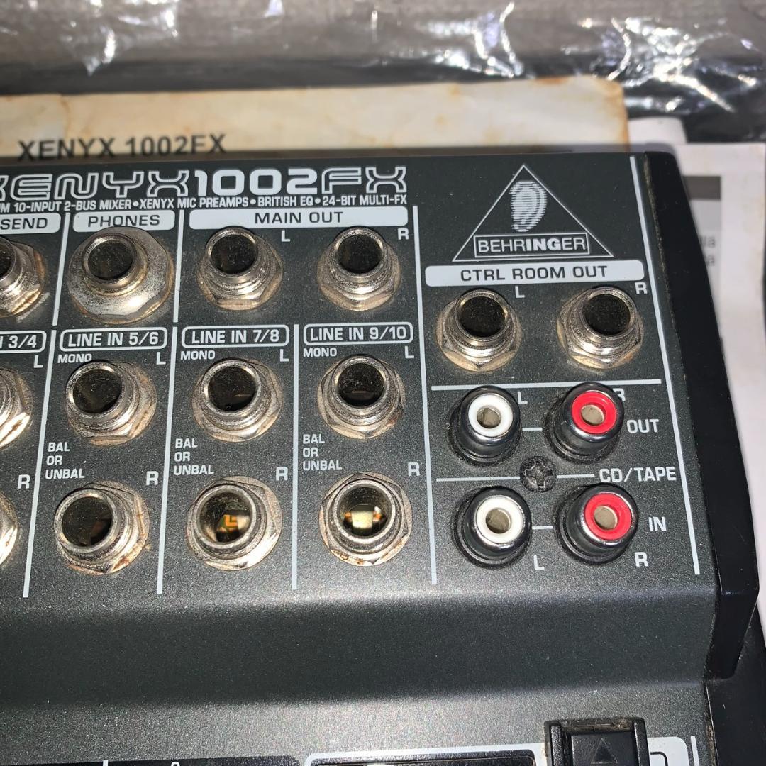 BEHRINGER xenyx 1002fx アナログミキサー エフェクター