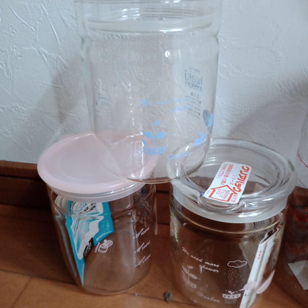 パイレックス　容器　ガラス