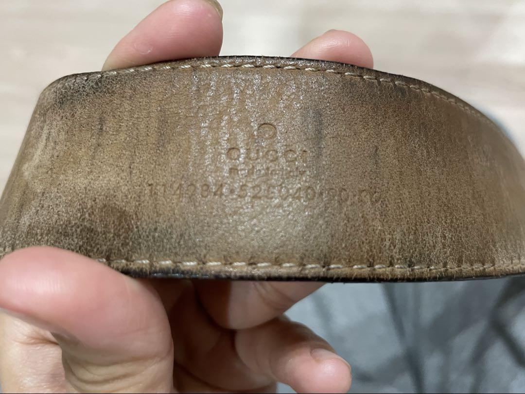 GUCCI ベルト 茶【正規品】