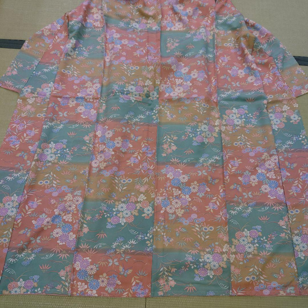 別誂小紋正絹単衣未使用しつけ付き創作品 着物別誂小紋正絹未使用しつけ付創作品
