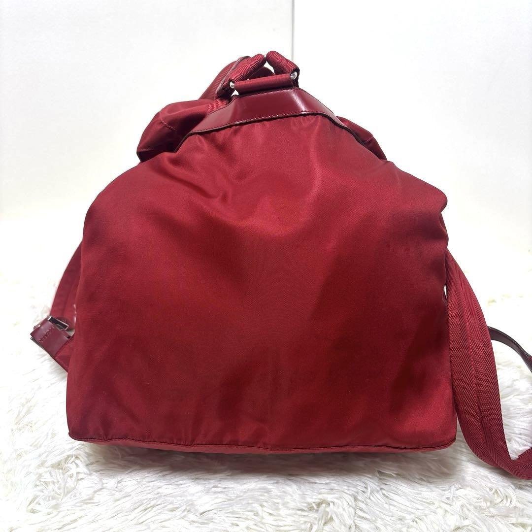 PRADA プラダ リュック バックパック 三角ロゴ レッド