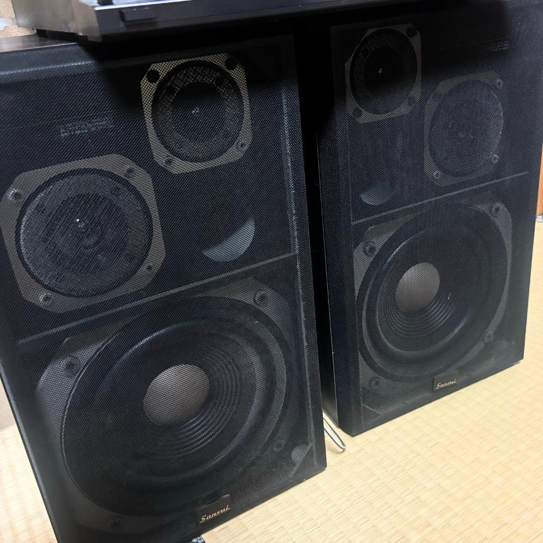 Sansui】ステレオ アンプ カセットプレーヤー