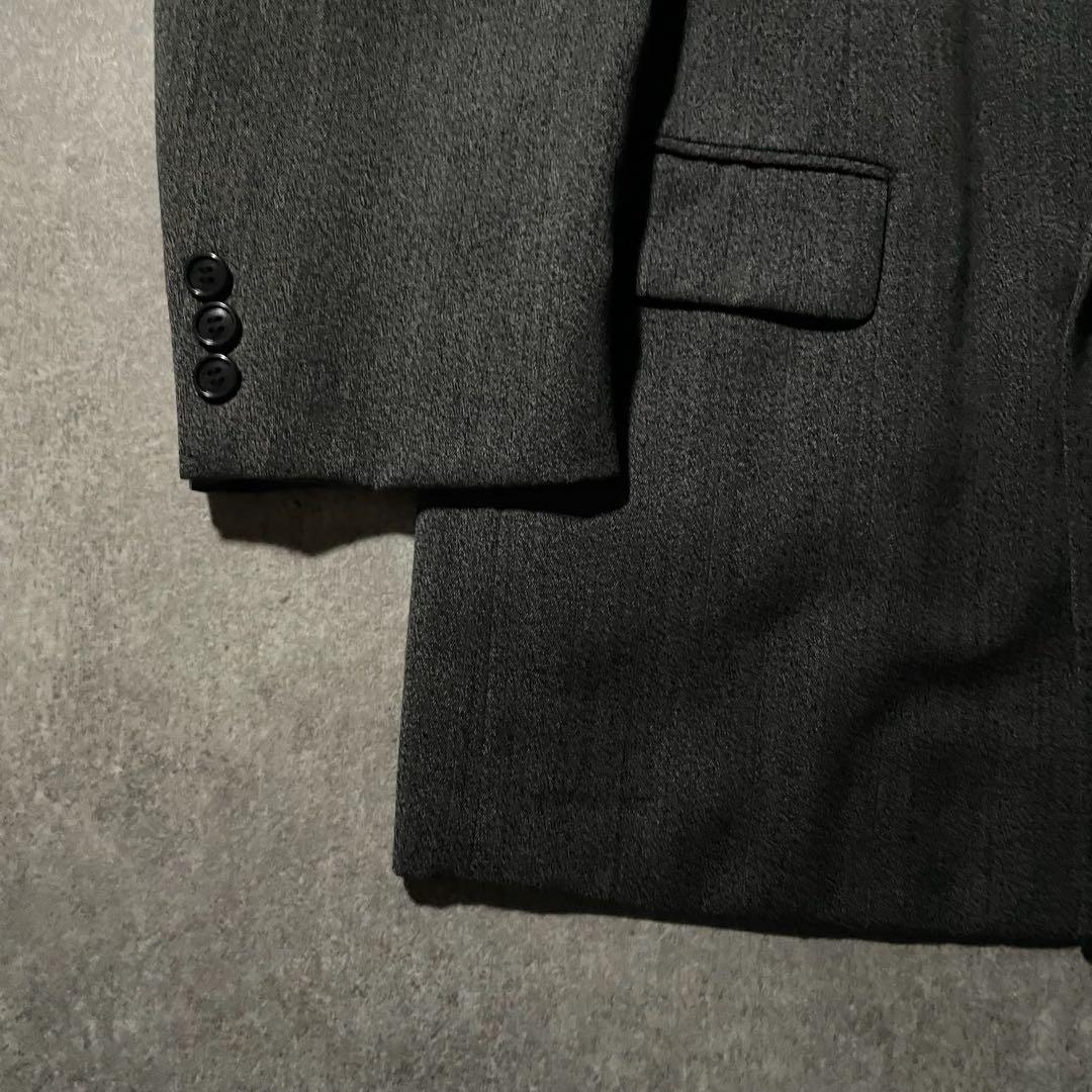 NO.122 vintage セットアップ ダブル ピンズ　ネクタイ グレー