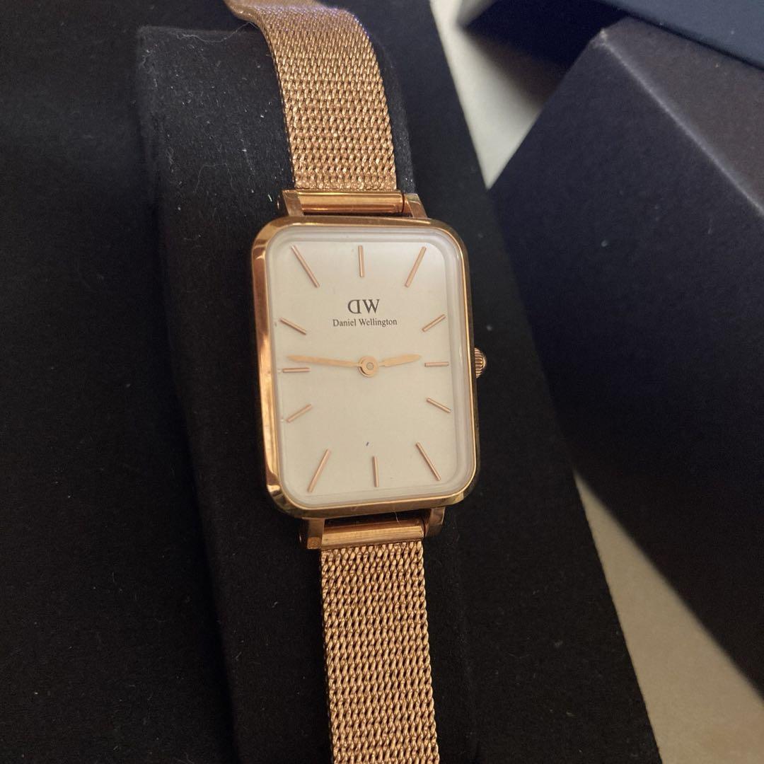 Daniel Wellington DW ピンクゴールド メッシュ腕時計