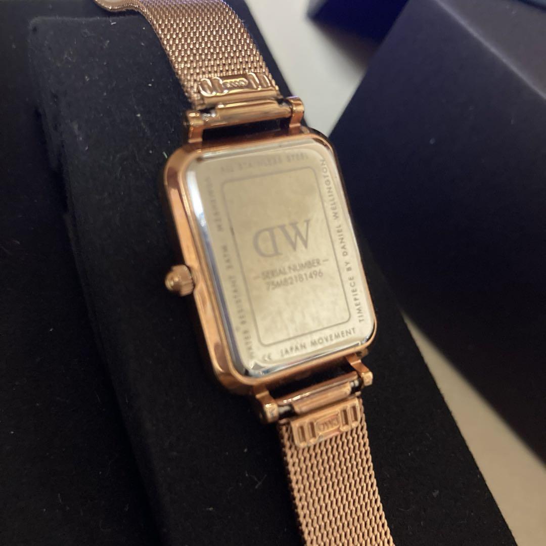 Daniel Wellington DW ピンクゴールド メッシュ腕時計
