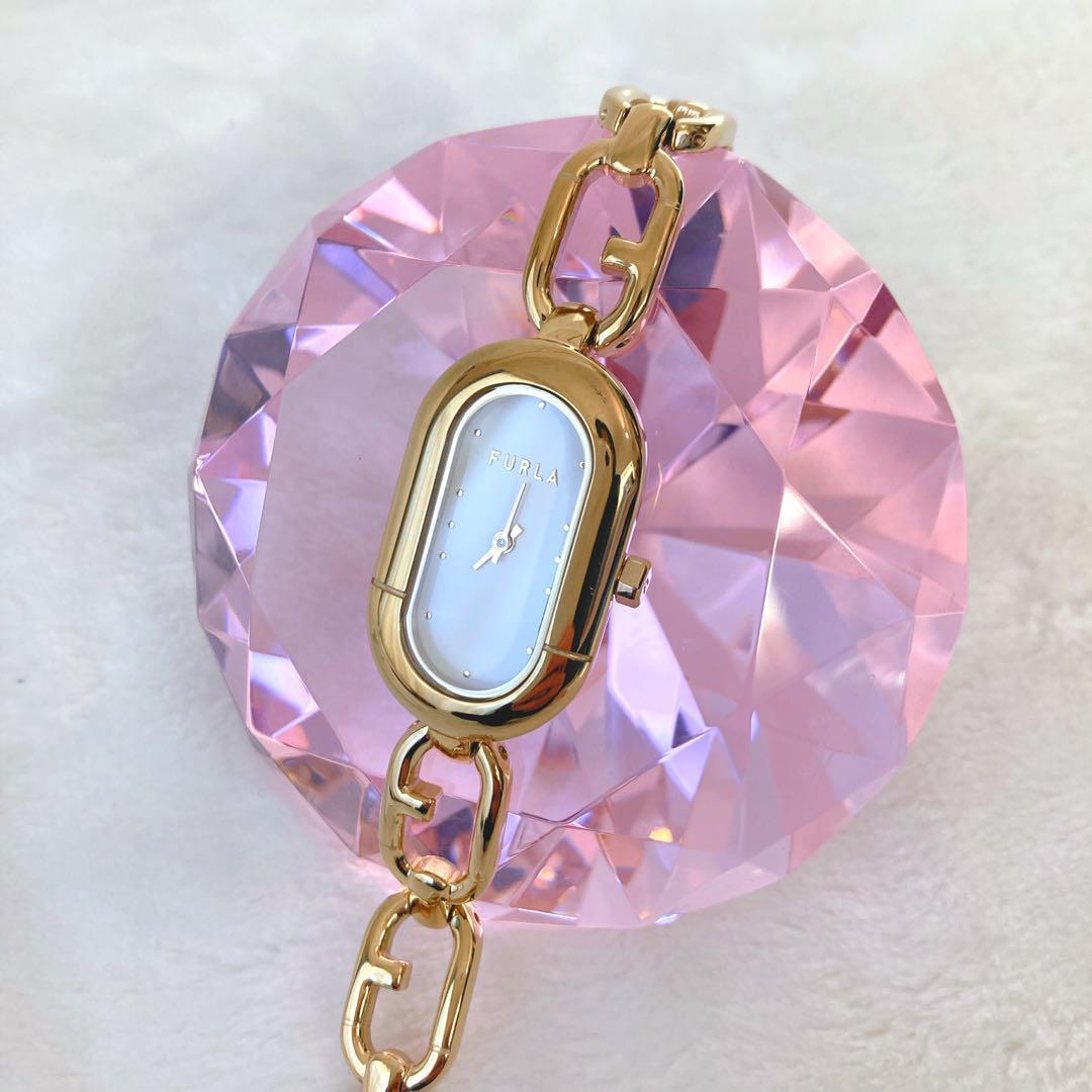 FURLA フルラ 腕時計 1927 イエローゴールド 金 腕周り約15.8cm