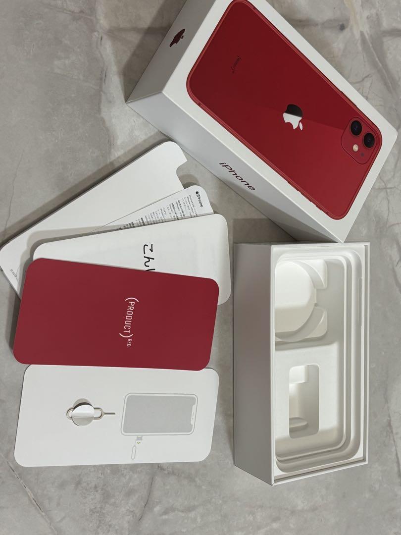 Apple iPhone11 (PRODUCT RED) 本体　箱とiFace付