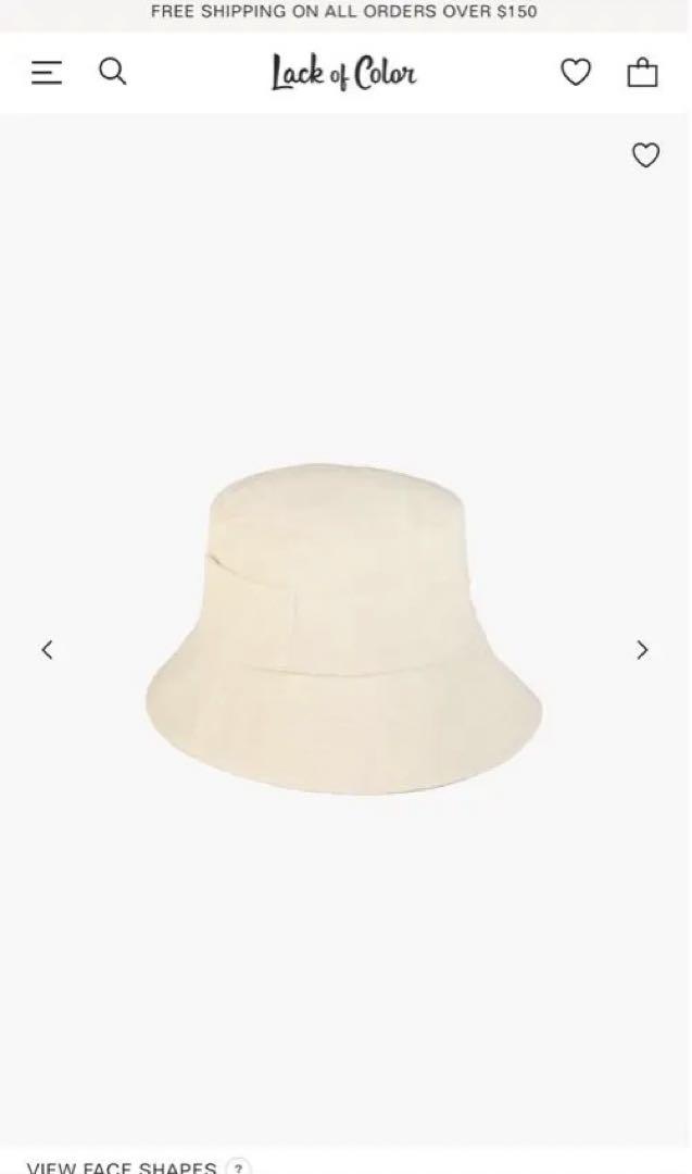 K　新品⭐️lack of color M-Lサイズ　バケットハット　ハット
