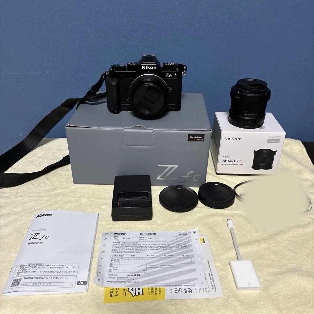 美品nikon zfc 28/2.8SE KIT 社外レンズ付き