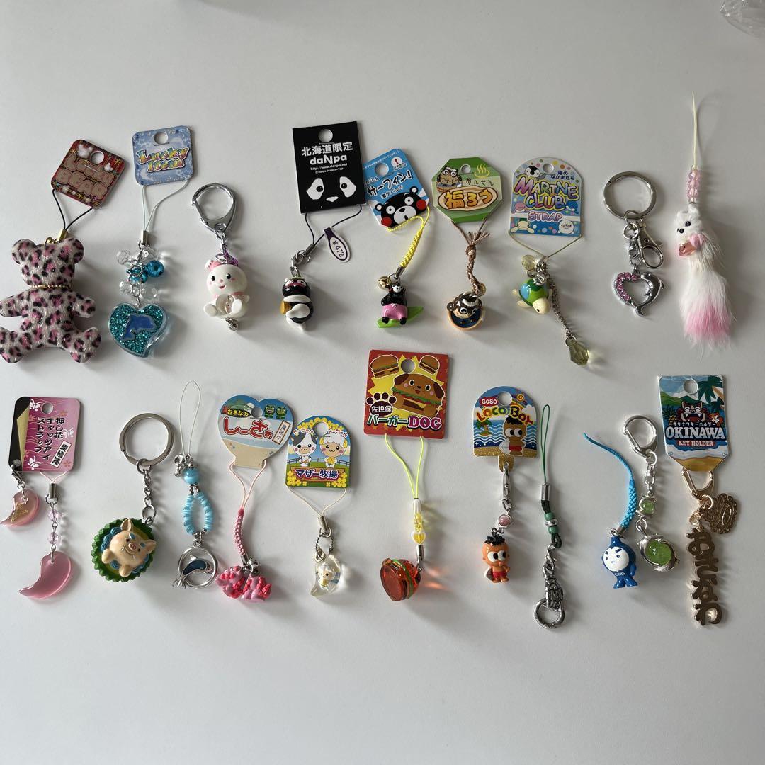 ご当地　ストラップ　根付け　キーホルダー　キーチェーン　お土産