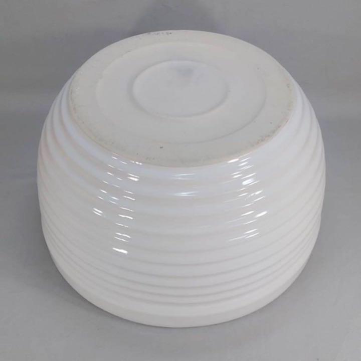 人気国産 睡蓮鉢 白 スイレン鉢 0k76w-m35596923295 大小セット 好評通販