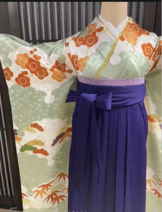 ェックして 品のある落ち着いたグリーンが素敵です 袴セットなので卒業式におすすめです 1fxUS-m35599202857 _ クトにして