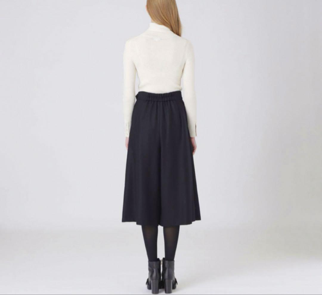 極美品 ブルーレーベル クレストブリッジ ソフトサキソニーガウチョパンツ M