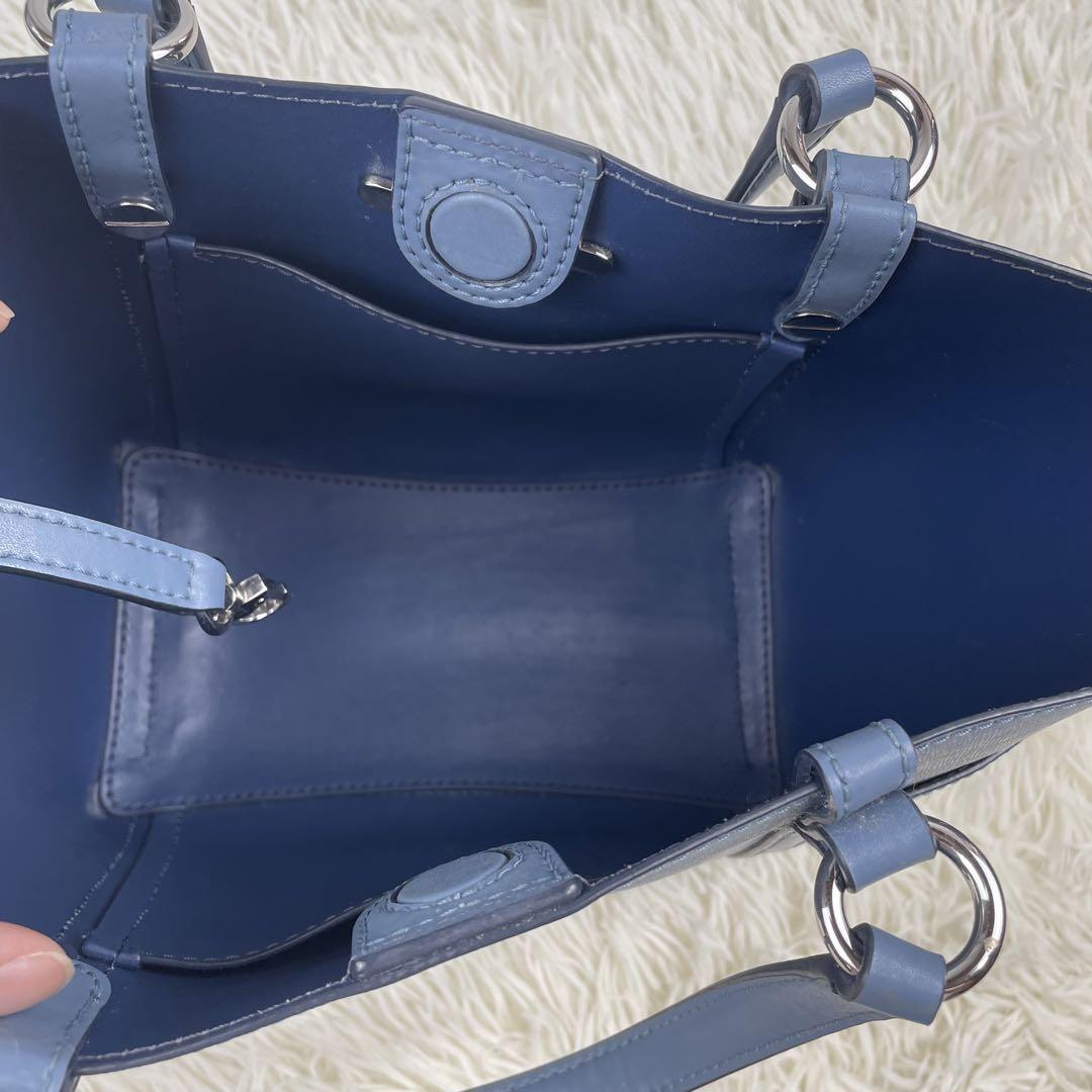 【極美品】MICHEAL KORS SULLIVAN 2way スモール ブルー