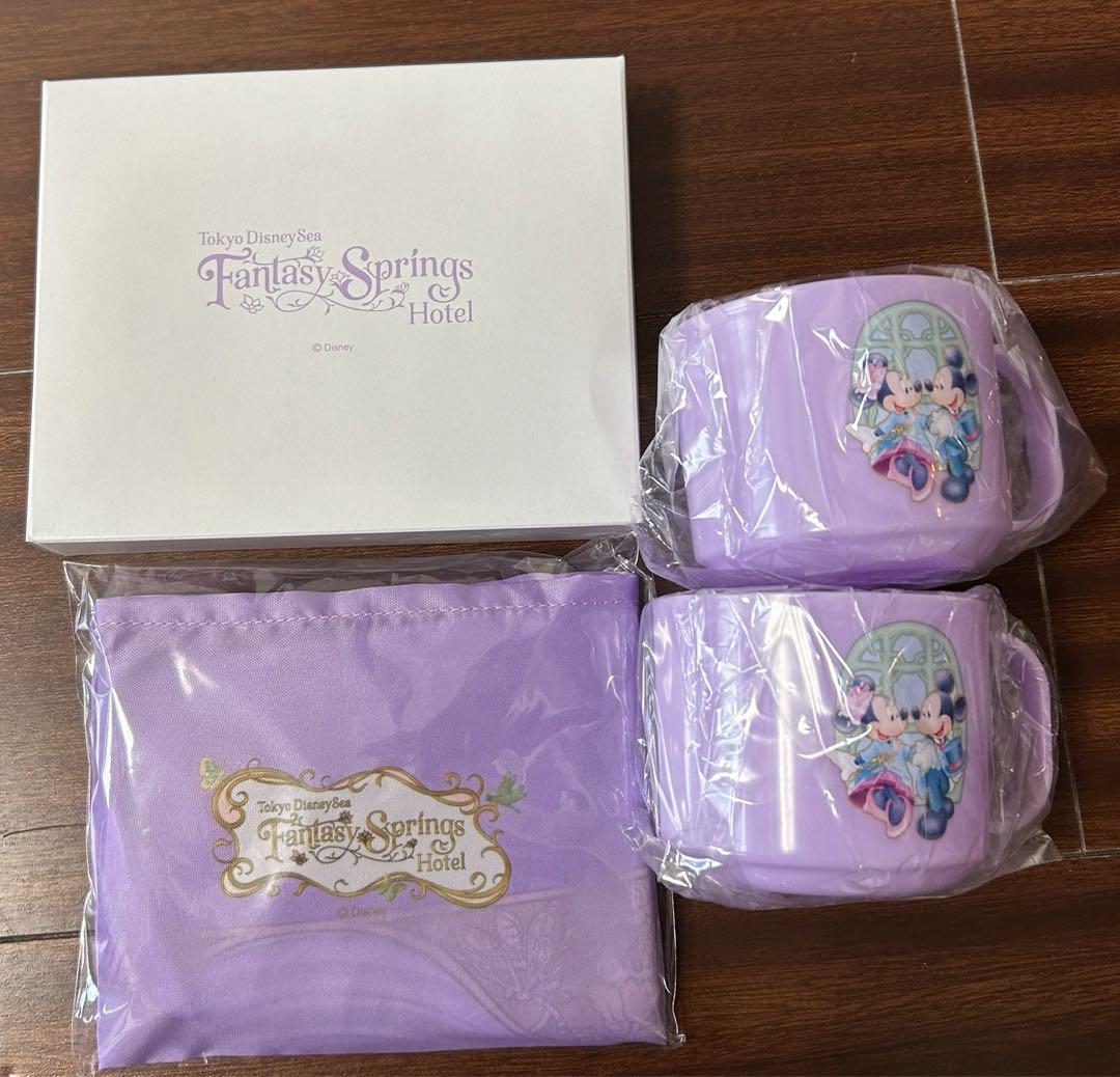 魅了 ファンタジースプリングスホテル コップ エコバッグ セット 宿泊 バッグ