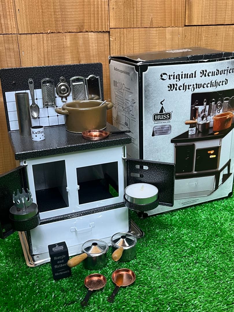 【希少】huss社　ドイツ製　ミニチュアキッチンストーブ