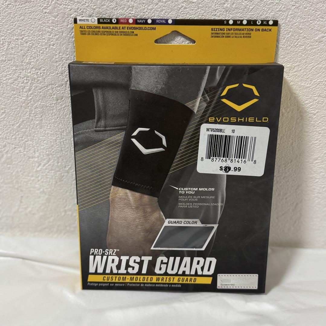 Evoshield SRZ-PROブラック Lサイズ リストガード リストバンド