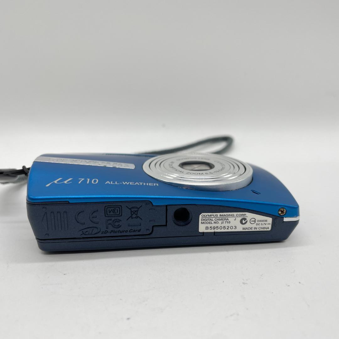 OLYMPUS オリンパス μ710 BLUE【完動品・転送特典無料有り】