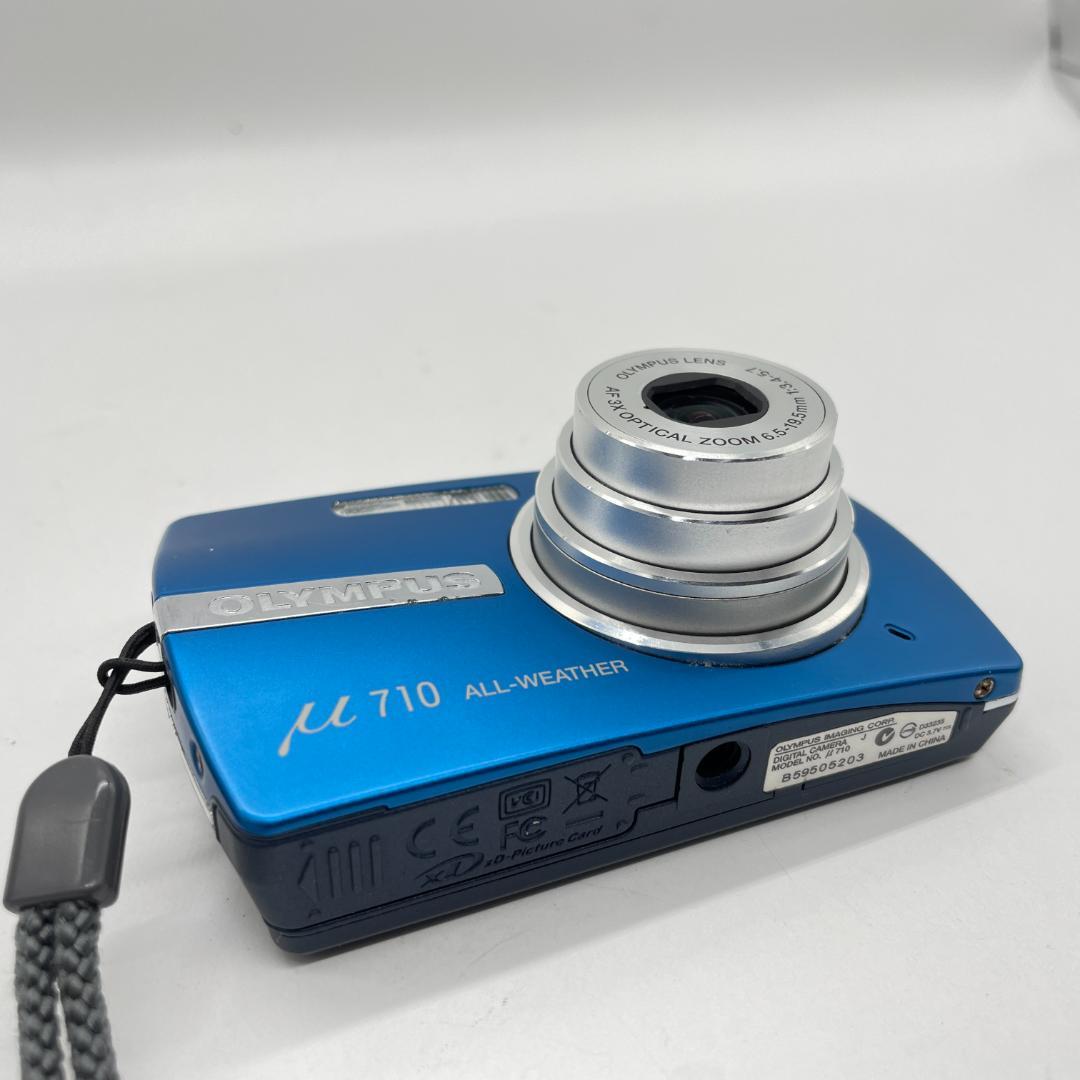 OLYMPUS オリンパス μ710 BLUE【完動品・転送特典無料有り】