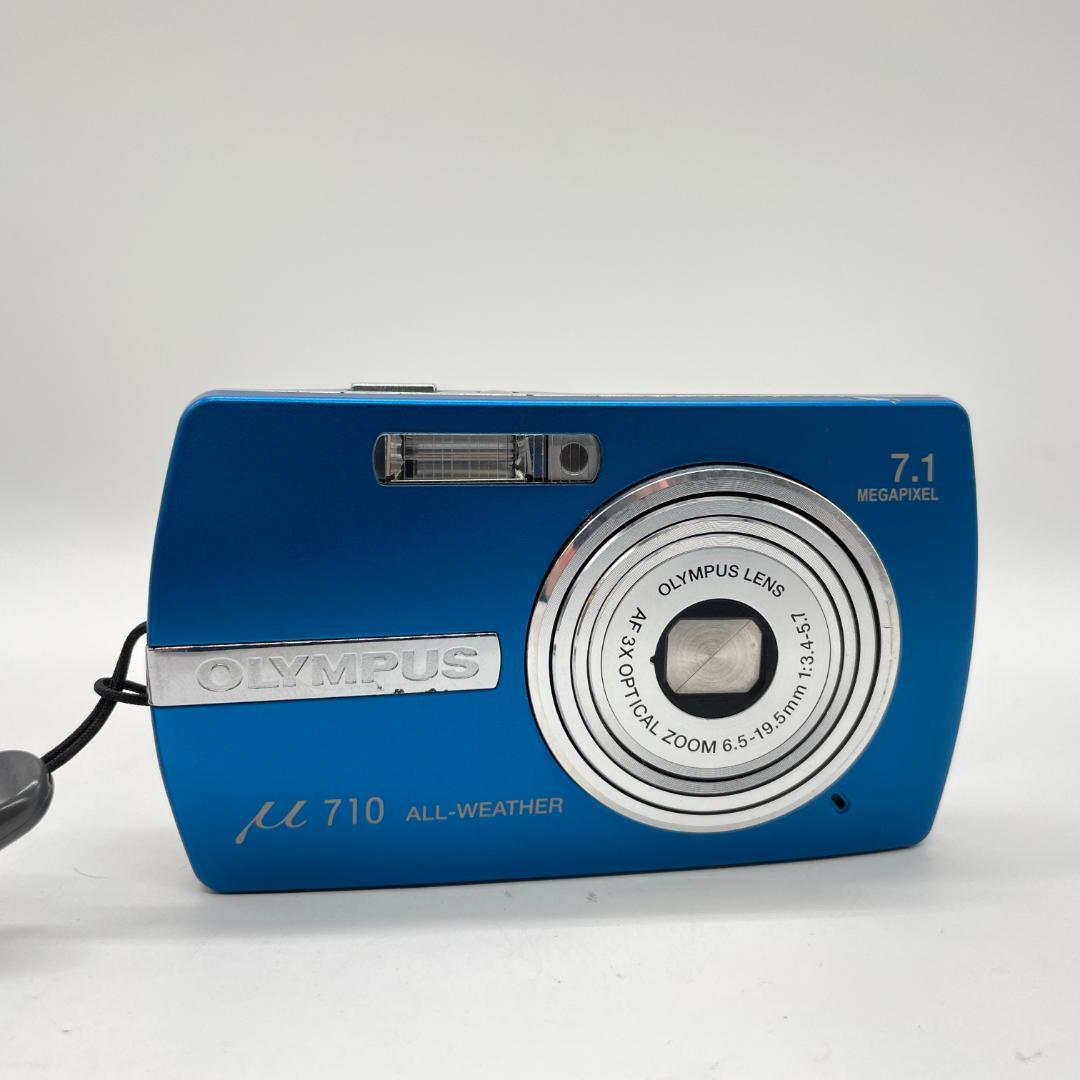OLYMPUS オリンパス μ710 BLUE【完動品・転送特典無料有り】