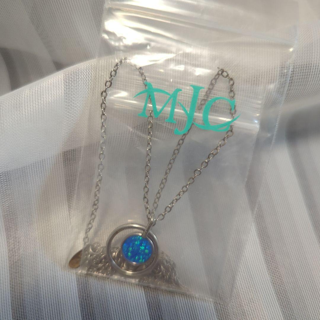 MJC ネックレス4点セット 猫 月 丸いオパール風 ハート 未開封