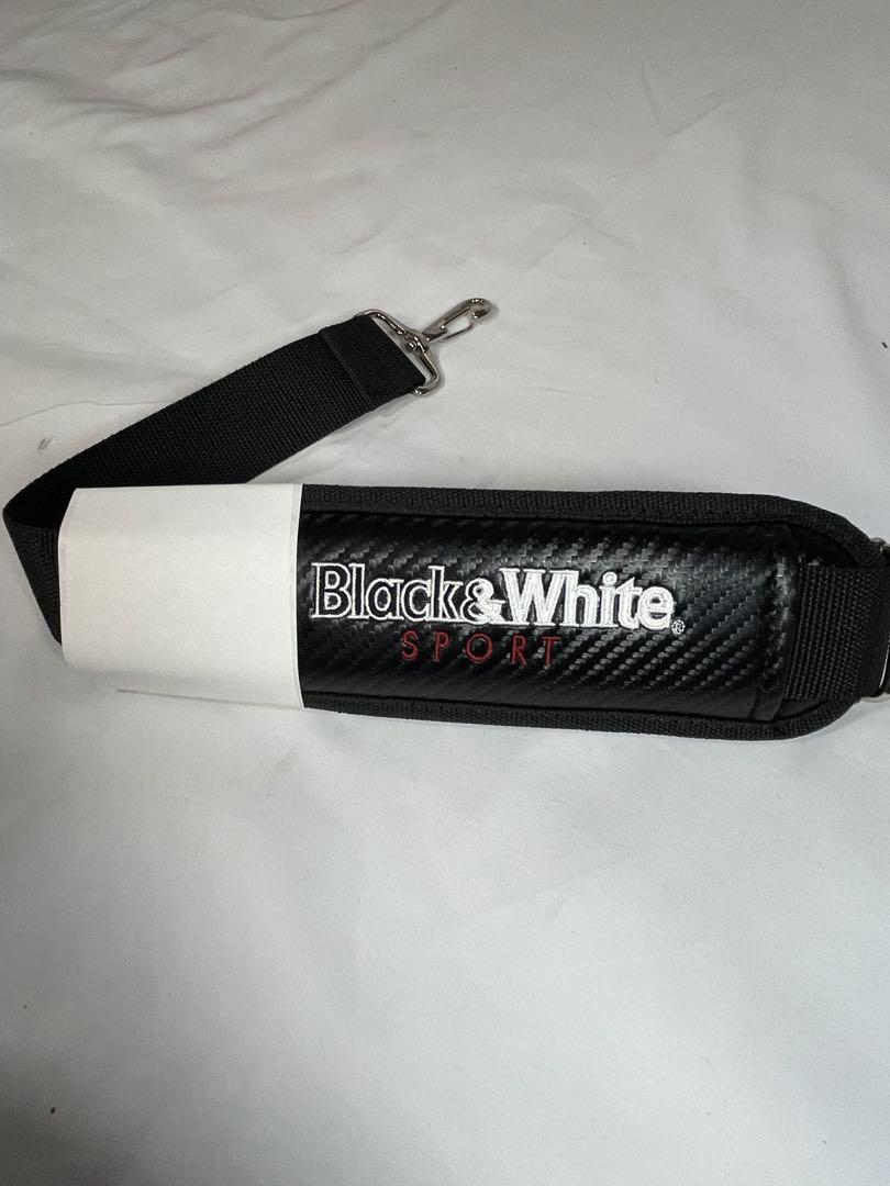 未使用　Black&White ゴルフ　ボストンバッグ ブラック