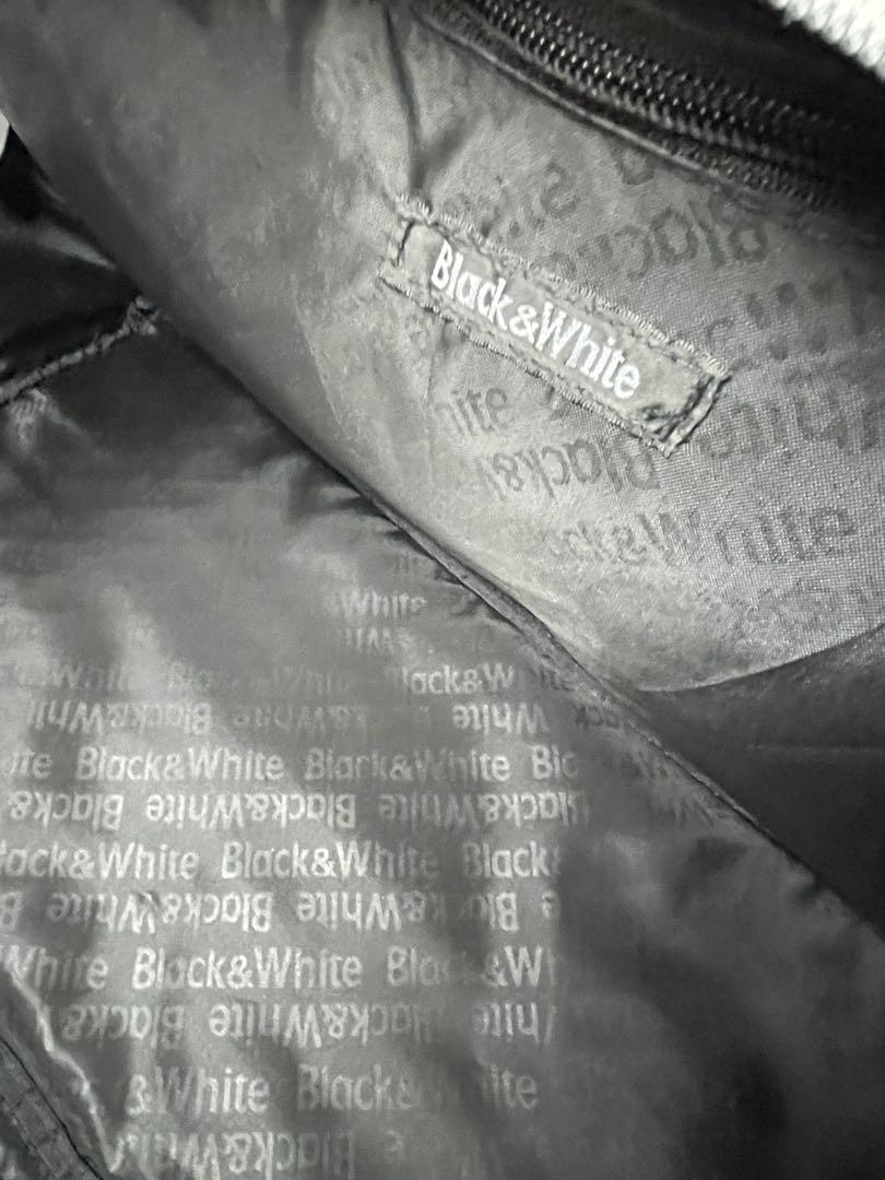 未使用　Black&White ゴルフ　ボストンバッグ ブラック