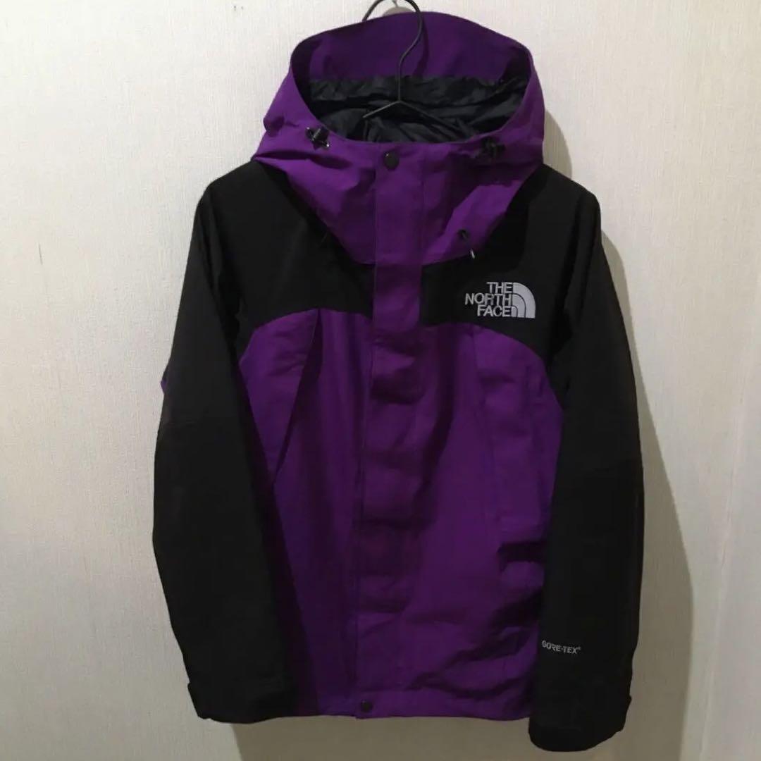 ノースフェイス　マウンテンパーカーGORE-TEX【 purple×black】