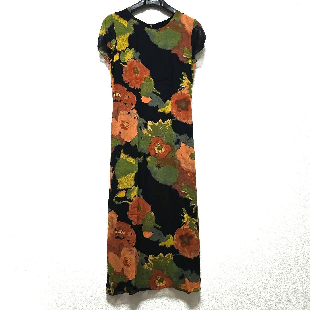 【古着】花柄ワンピース ColdwaterCreek コールドウォータークリーク