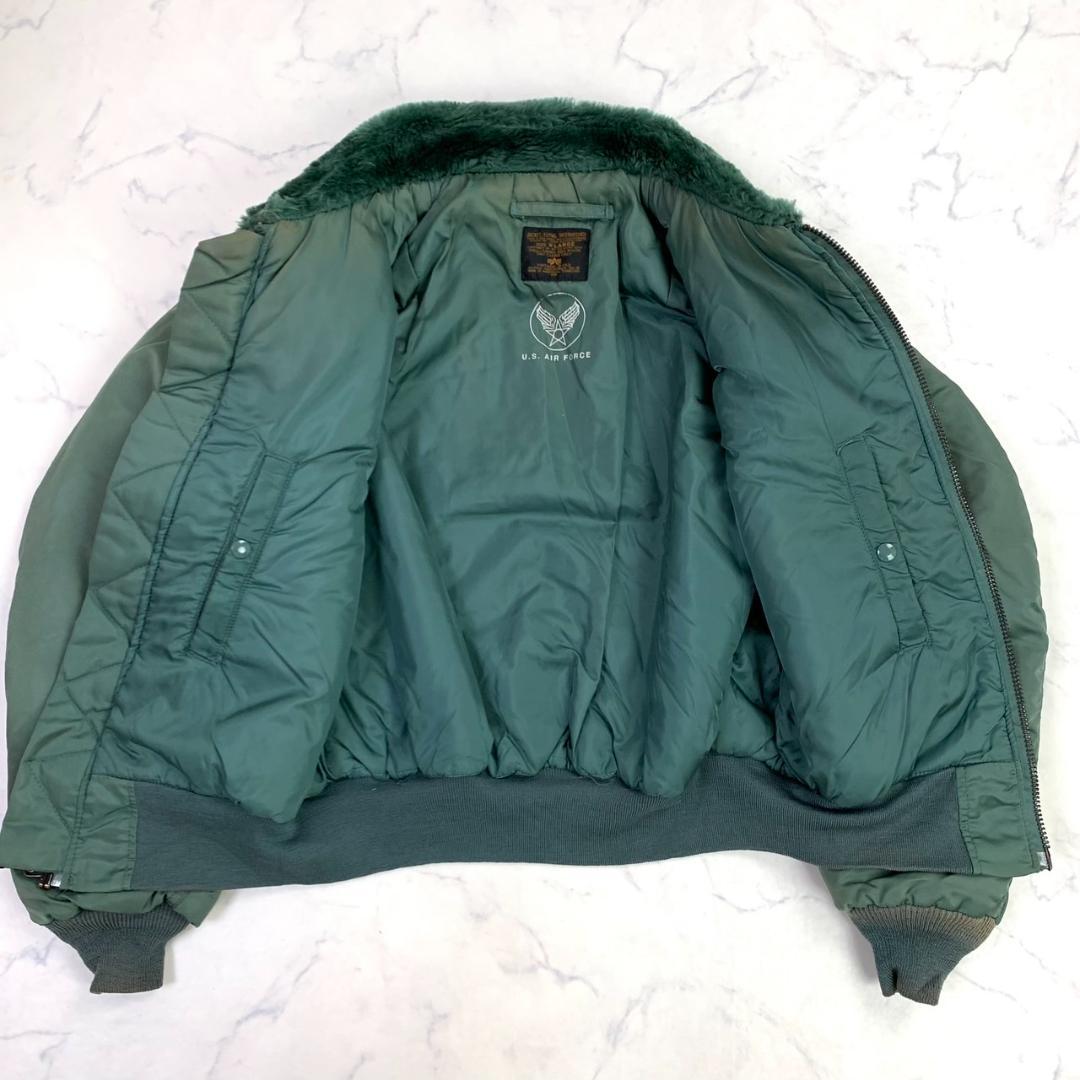 希少☆ALPHA USA製 TYPE B-15D 50’s復刻 美品 ☆ ALPHA 米国製 50's復刻 B-15D MOD フライトジャケット 40 - メルカリ