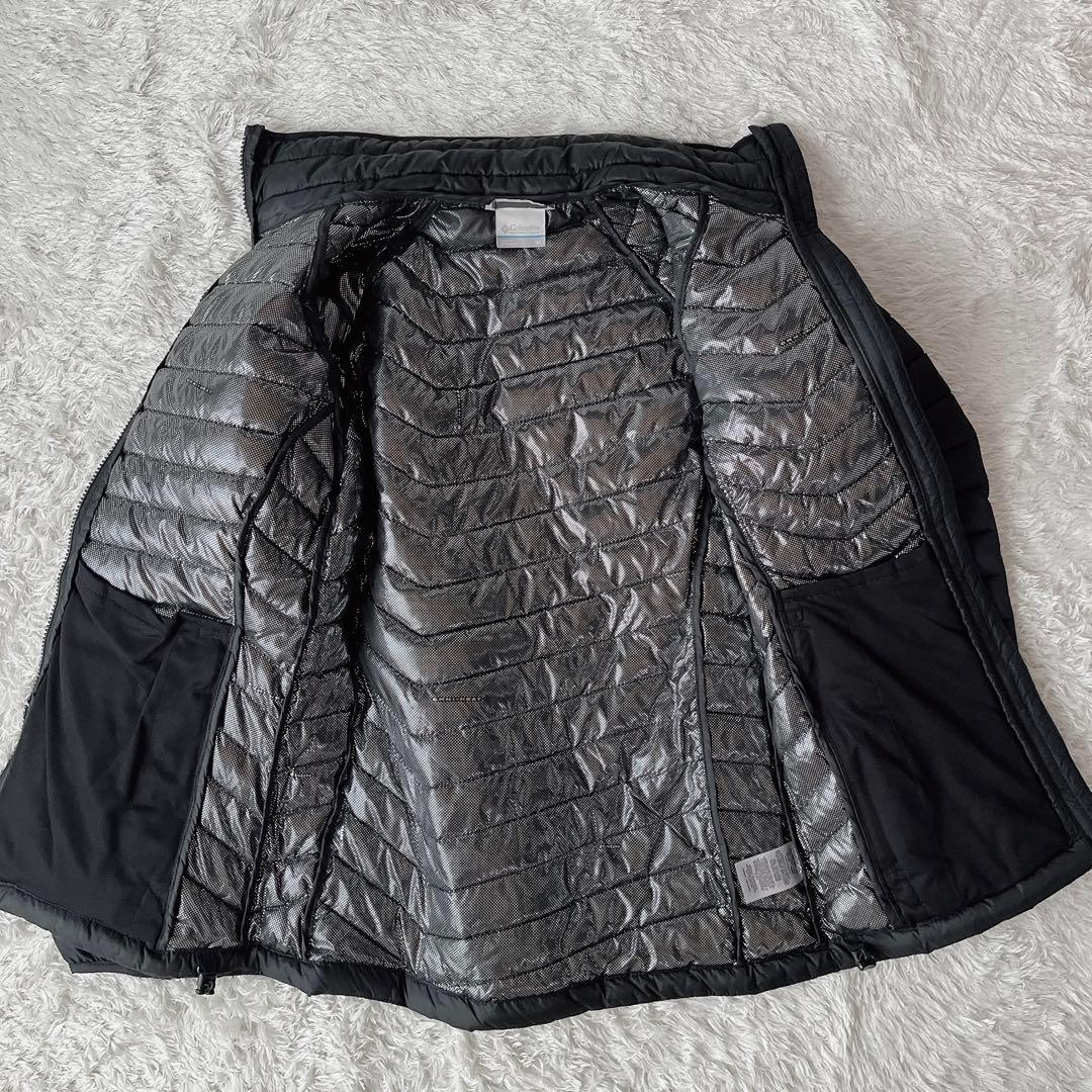 コロンビア オムニヒートジャケット 熱反射保温テクノロジー素材 黒ブラック