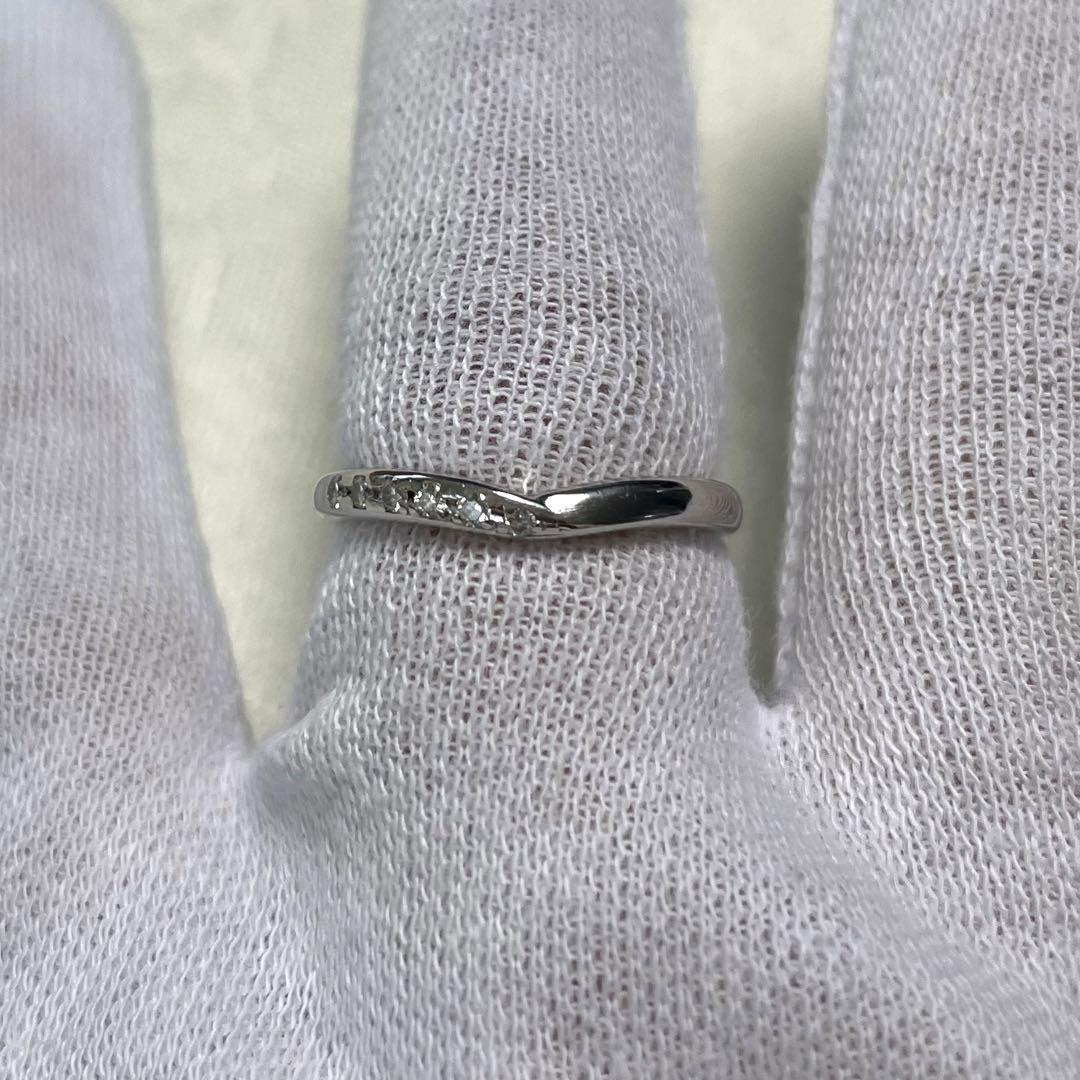 美品  ASSCHER ロイヤル・アッシャー リング PT950 10