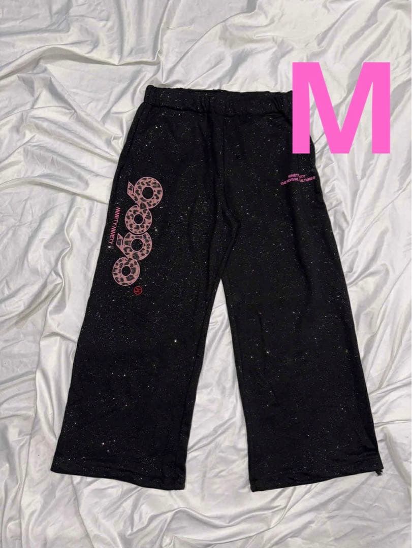 M 9090 girl OG Logo Glitter Sweat Pants