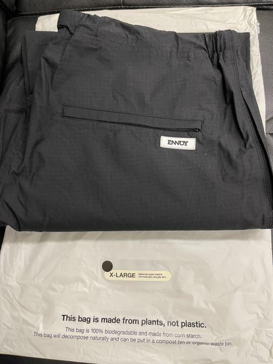 ennoy パンツ Ripstop Easy Ripstop black Pants black XL 超美品の!! ennoy パンツ Ripstop Easy Ripstop black Pants black XL 超美品の!!