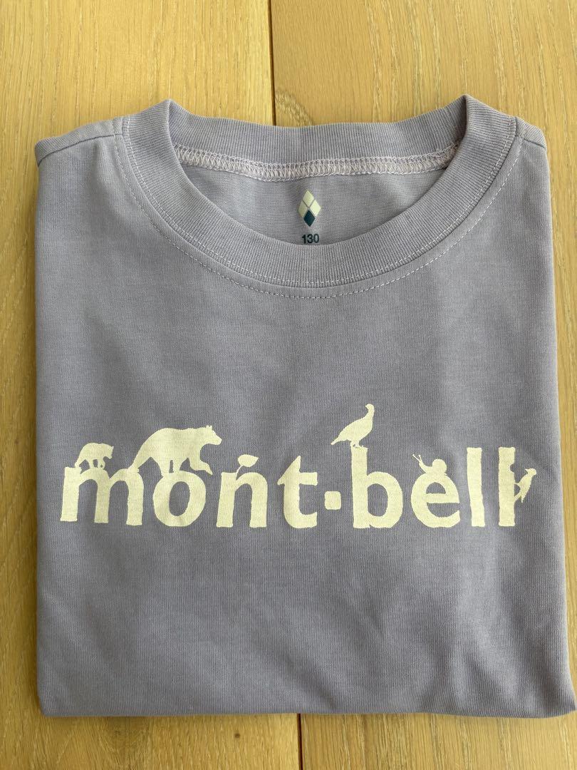 mont-bell キッズ Tシャツ5枚　ロンT１枚　まとめて６枚セット130 mont-bell キッズ Tシャツ5枚 ロンT1枚 まとめて6枚セット130
