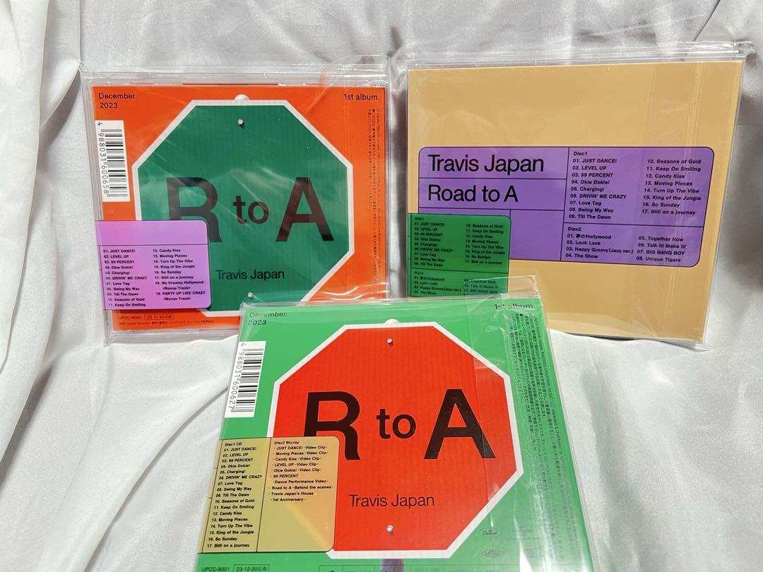 Travis Japan 「Road to A」アルバム 3形態まとめ売り
