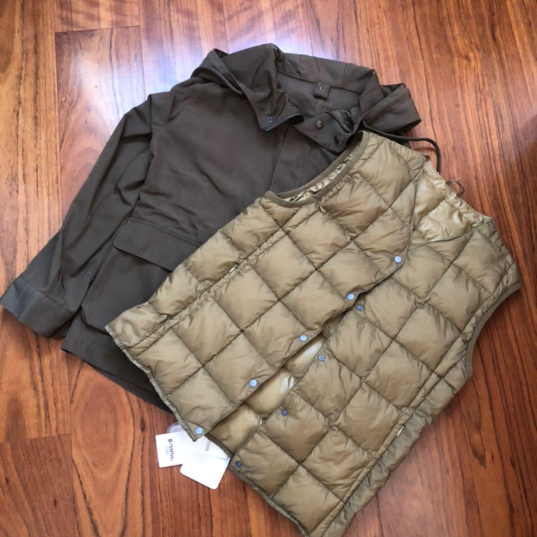 BEAMS ✧︎TIONインナーダウン付 新品タグ付 5jNPO-m35619656986 2way マウンテンパーカー 特価高品質