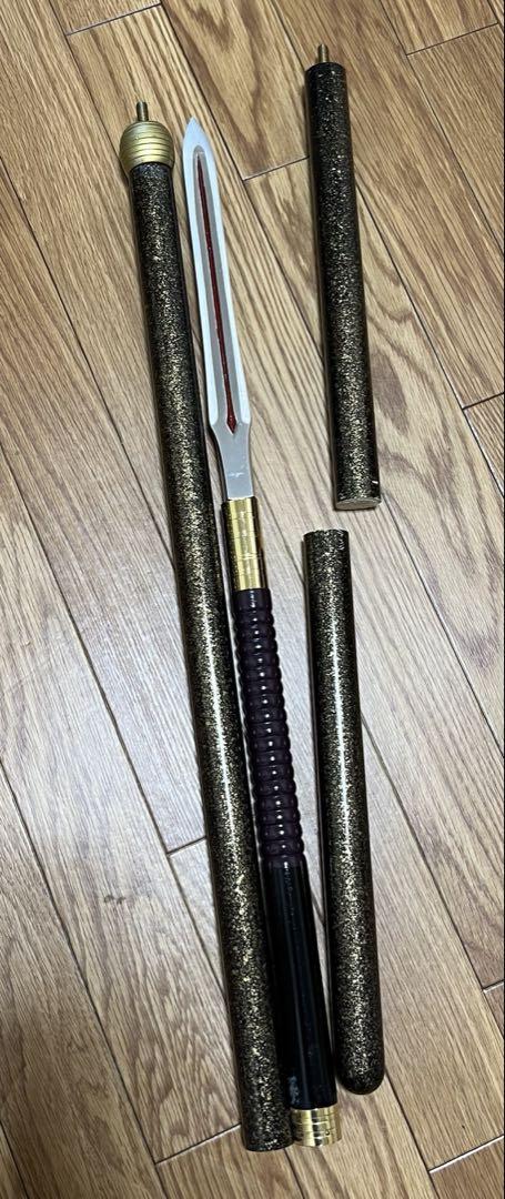 ジャンク品　槍　4本継　舞踊