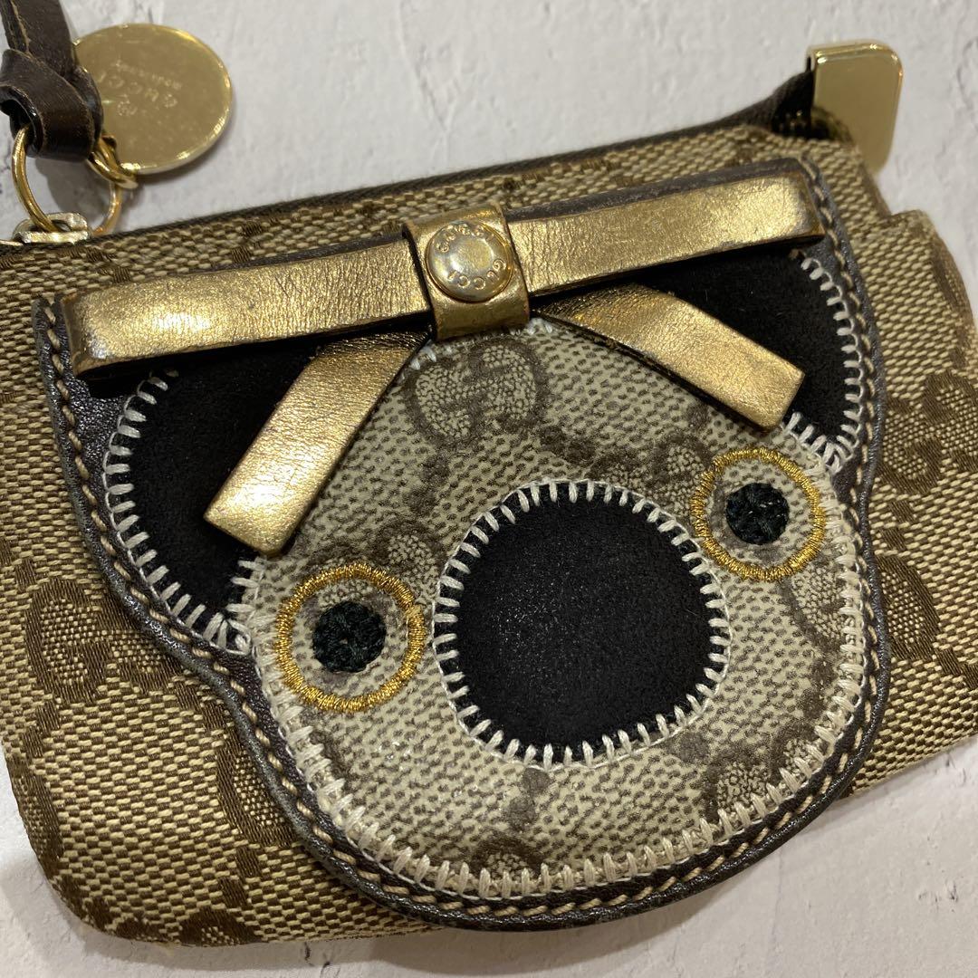 GUCCI グッチョリ　パグ　カード•コインケース 224085