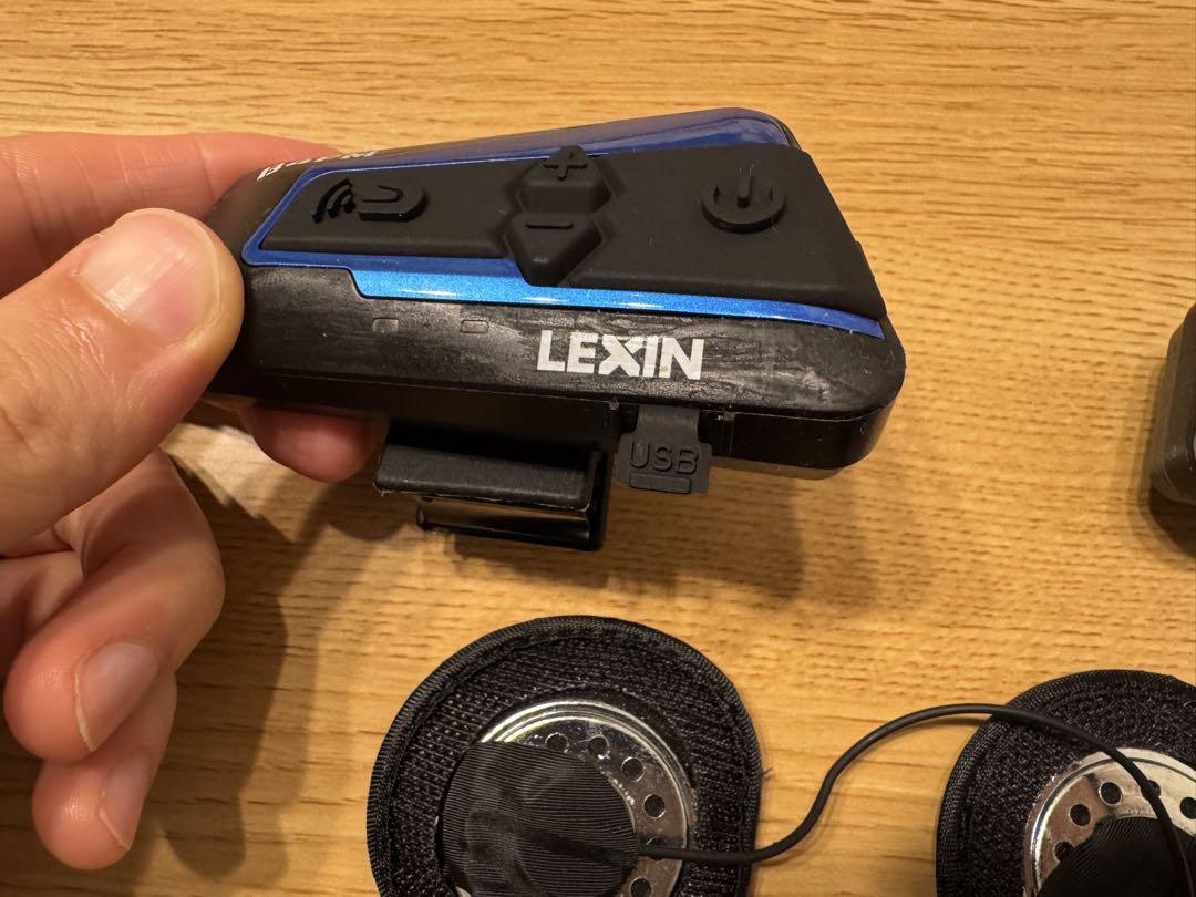 LEXIN LX-B4FM バイク インカム 2個セット