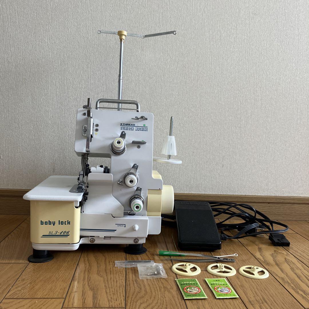 【ジャンク品】　ベビーロックミシン　JUKIジューキ　BL3-406