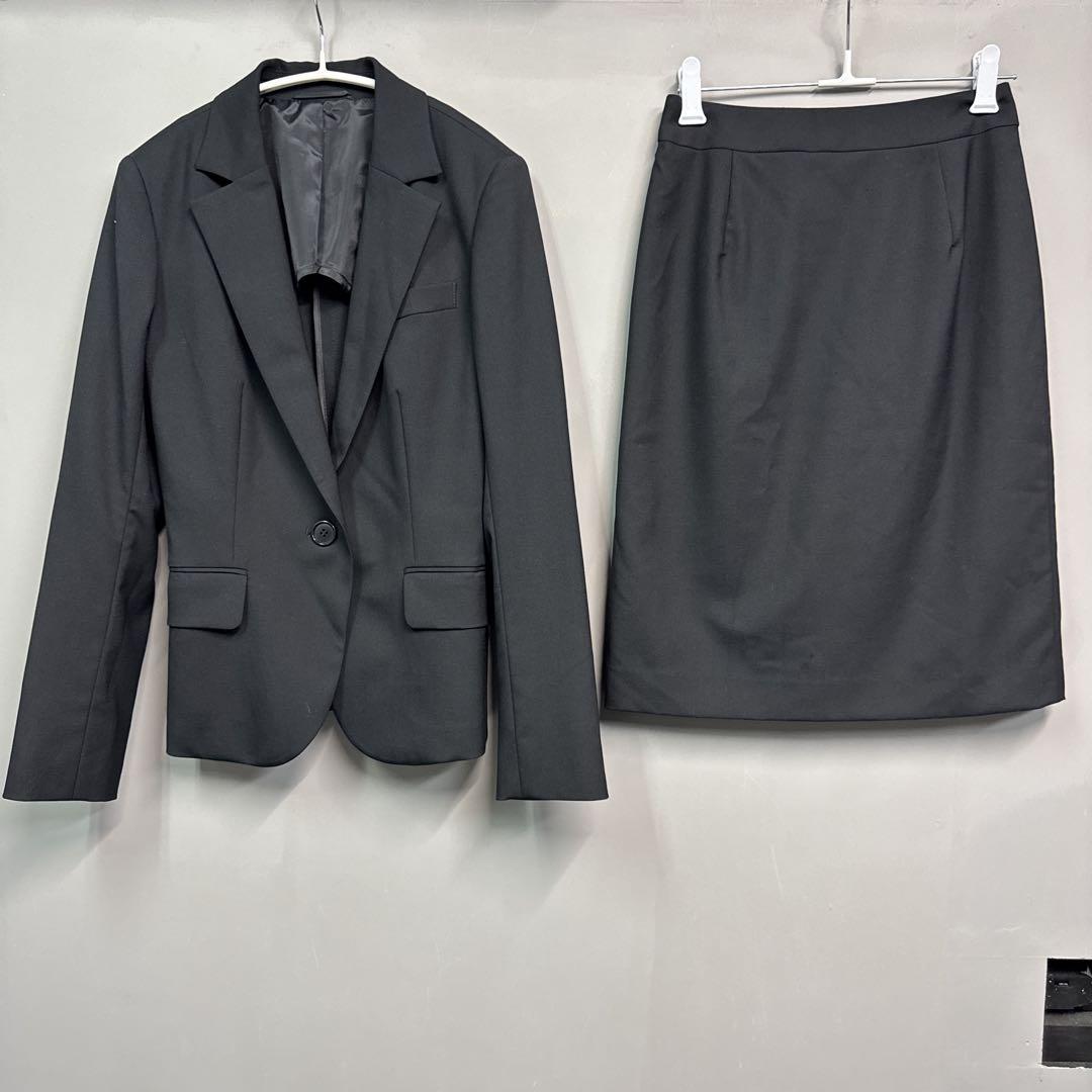 【極美品】SUIT COMPANY SHE ☆スカートスーツ☆大きいサイズ　44 ニッセン スーツ レディース スカートスーツ タイトスカート